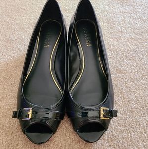 Black Wedge dress shoes